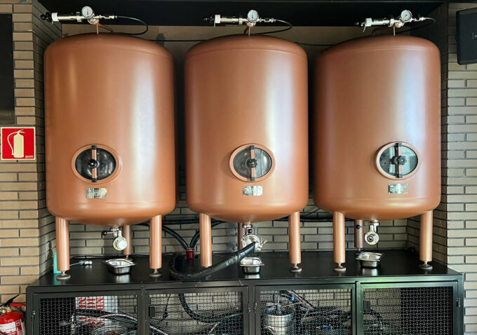 Nuevos tanques refrigerados de cerveza
